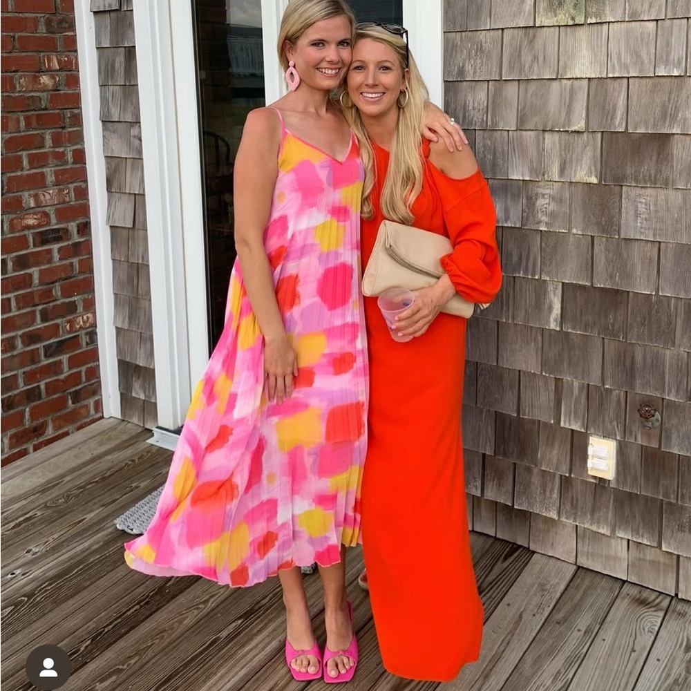 Vibrant Multicolor Maxi Dress